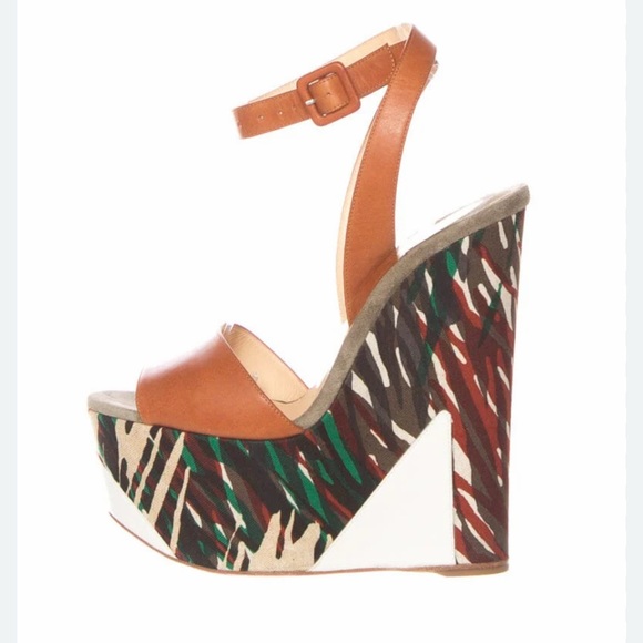 CHRISTIAN LOUBOUTIN high wedges - Picture 1 of 9